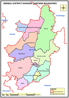 Bombali District Map