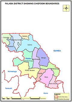 Falaba District Map