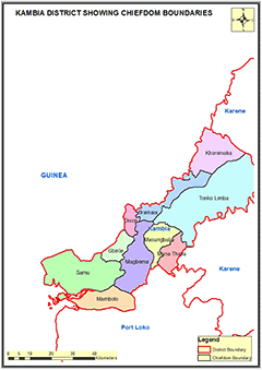 Kambia District Map